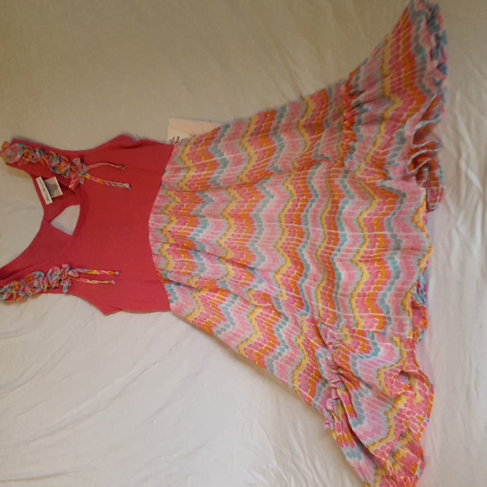 Jona Michelle pink chevron dress